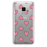 Ondersteboven verliefd: Samsung Galaxy S9 Transparant Hoesje