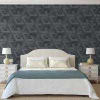 DUTCH WALLCOVERINGS DUTCH WALLCOVERINGS Behang antracieten goudkleurig