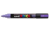 Paintmarker uni posca pc5m m metallic paars