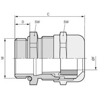 LAPP 53015110 Wartel PG9 Polyamide Zilver-grijs (RAL 7001) 100 stuk(s)