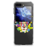 Samsung Galaxy Z Flip 6 Telefoonhoesje met Naam Lion Color
