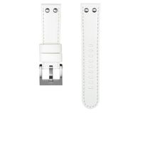 TW Steel horlogeband CEB117 / CE117 Leder Wit 22mm + wit stiksel