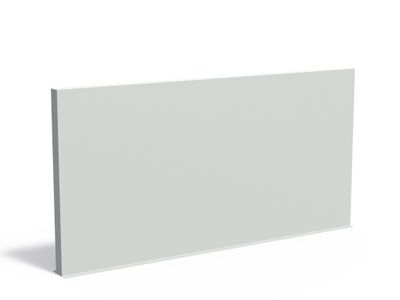 Polyester muur 400x15x200cm.