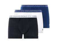 LIVERGY 3 heren boxers (Wit/donkerblauw/blauw, S)