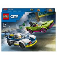 LEGO City 60415 politiewagen en snelle autoachtervolging - thumbnail