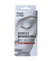 Swiss O.Par Swiss o. par wenkbrauwverf set bruin