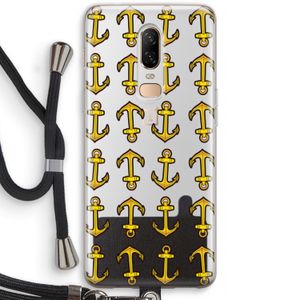 Musketon Anchor: OnePlus 6 Transparant Hoesje met koord