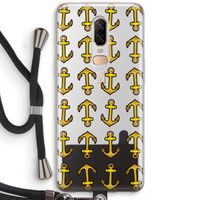 Musketon Anchor: OnePlus 6 Transparant Hoesje met koord