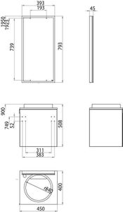 Emco Asis Gasten-wastafel Set 09 Zwart