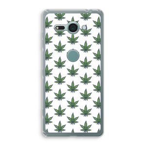 Weed: Sony Xperia XZ2 Compact Transparant Hoesje