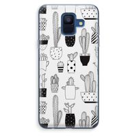 Cactusmotief: Samsung Galaxy A6 (2018) Transparant Hoesje Cactusmotief: Samsung Galaxy A6 (2018) Transparant Hoesje
