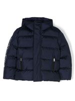 DSQUARED2 KIDS veste matelassée à logo imprimé - Bleu - thumbnail