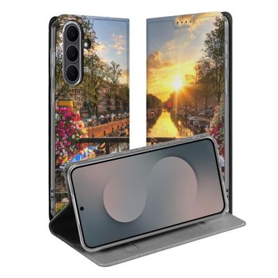 Samsung Galaxy S25 FE | Book Cover | Amsterdamse Grachten