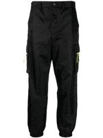 Moschino logo-print cargo trousers - Noir - thumbnail