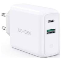 UGREEN 60468 Laadadapter USB-C bus, USB 3.0 bus A USB PD Wit Binnen