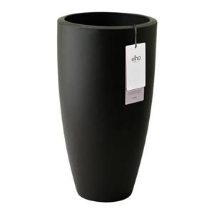 Elho June Round High 40 - Zwart - Ø 39 x H 70 cm - Binnen en Buiten - 100% gerecycled