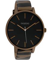 OOZOO Timepieces Horloge Zebra Brons/Zwart | C10242 OOZOO Timepieces Horloge Zebra Brons/Zwart | C10242