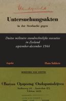 Duitse militaire standrechtelijke executies in Zeeland (Paperback)