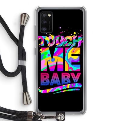 Touch Me: Samsung Galaxy A41 Transparant Hoesje met koord