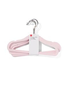 HEMA Kledinghanger Klein Velours Roze - 6 Stuks