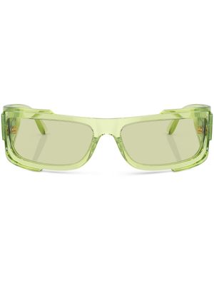 Versace Eyewear lunettes de soleil à monture rectangulaire - Vert