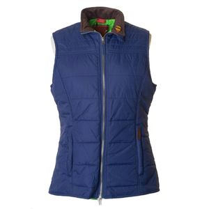 Dames Bodywarmer Quilt Gilet Blauw