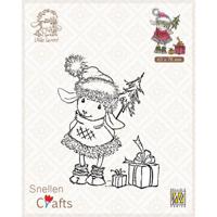 Nellie's Choice • little lammy clear stamps happy with presents