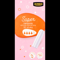 Jumbo Super Tampons 32 Stuks