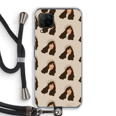 Bonjour mon amour: Huawei P40 Lite Transparant Hoesje met koord