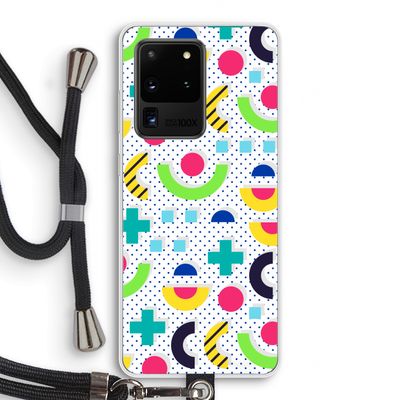 8-bit N°1: Samsung Galaxy S20 Ultra Transparant Hoesje met koord