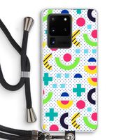8-bit N°1: Samsung Galaxy S20 Ultra Transparant Hoesje met koord