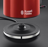 Russell Hobbs 20412-70 waterkoker Zwart, Rood, Roestvrijstaal - thumbnail