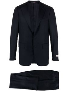 Canali costume à veste cintrée - Bleu