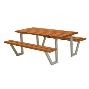 Picknicktafel Stalen Frame Wega Teak