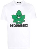 DSQUARED2 t-shirt à imprimé graphique - Blanc