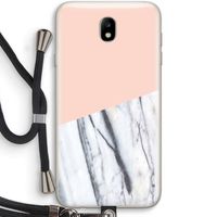 A touch of peach: Samsung Galaxy J7 (2017) Transparant Hoesje met koord