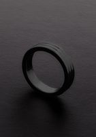 Golden Black Ribbed C-Ring (10x45mm) - thumbnail