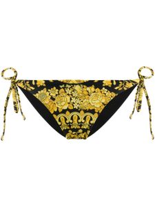 Versace bas de bikini à imprimé Barocco - Noir