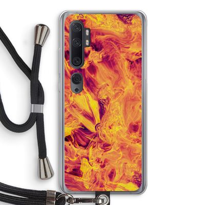 Eternal Fire: Xiaomi Mi Note 10 Pro Transparant Hoesje met koord