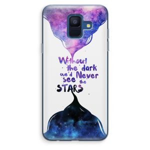 Stars quote: Samsung Galaxy A6 (2018) Transparant Hoesje