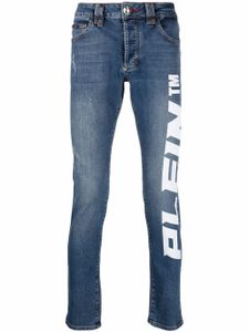 Philipp Plein jean slim à taille basse - Bleu