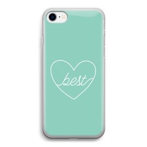 Best heart pastel: iPhone SE 2020 Transparant Hoesje