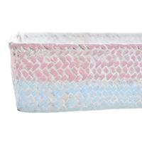 Basket spelset DKD Home Decor Natuurlijke Vezel Mediterrane Boho 26 x 26 x 9 cm 8,5 cm