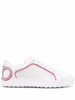 Ferragamo baskets Manhattan à imprimé Gancini - Blanc