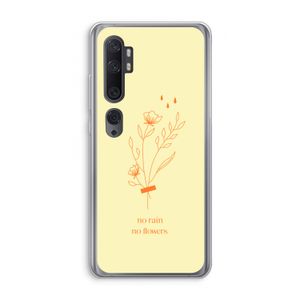 No rain no flowers: Xiaomi Mi Note 10 Pro Transparant Hoesje