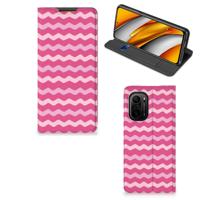 Xiaomi Mi 11i | Poco F3 | Hoesje met Magneet | Waves Pink