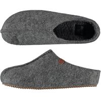 Heren instap slippers/pantoffels grijs maat 41-42 41/42  -