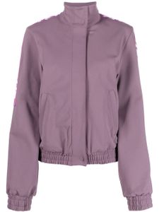 Off-White veste de sport à bande logo - Violet