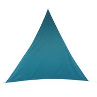 Premium kwaliteit schaduwdoek/zonnescherm Shae driehoek blauw 3 x 3 x 3 meter