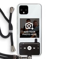 Music Player: Pixel 4 Transparant Hoesje met koord